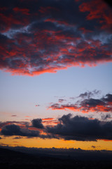 Los colores del cielo.