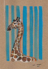 Smoking giraffe