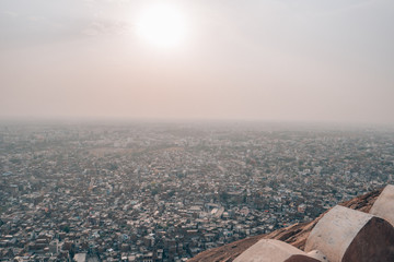 Fototapeta premium Cityscape of Jaipur, Rajasthan in India