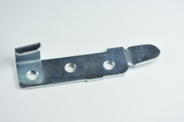metal corner on white background,right angel brackets