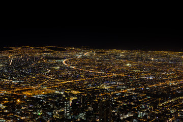 Bogotá bei Nacht