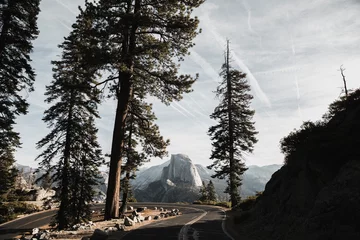 Gordijnen View of Half Dome in Yosemite National Park, USA © Rawpixel.com
