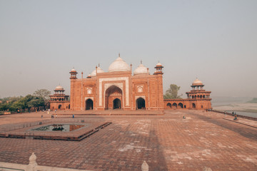 Mosque near the Taj Mahal in Agra, India