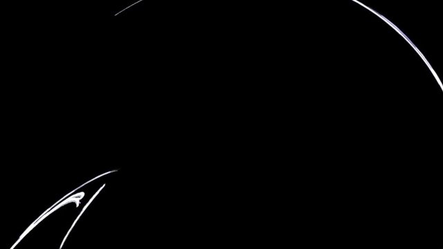 Abstract fractal forms morph and oscillate (Loop)