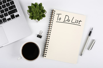 To Do List On Office Desktop