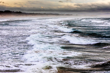 Waves during storm at Beach