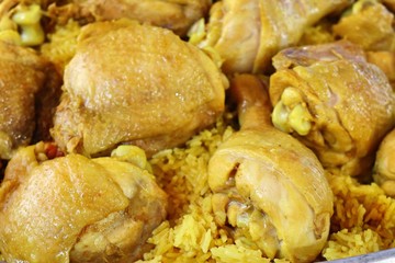biryani rice with chicken