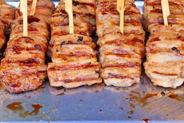 pork roast on street food