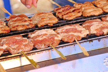 pork roast on street food