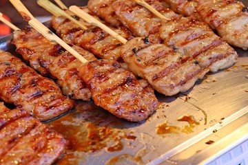 pork roast on street food