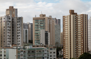 Fototapeta premium View of residential buildings in the city of Salvador Bahia Brazil
