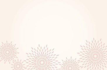Japanese traditional  flower pattern vector background pink