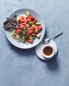 Watermelon Poke Bowl