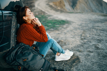 woman in nature