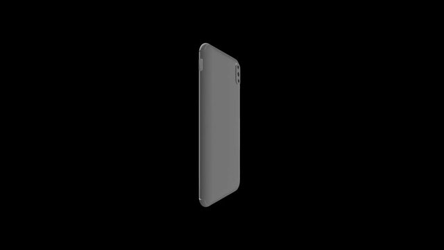 Smart Phone en fondo negro