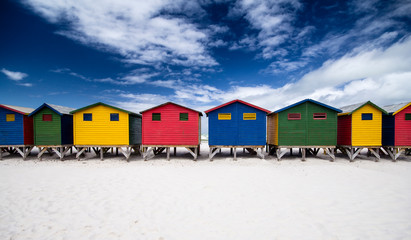 Muizenberg beach huts
