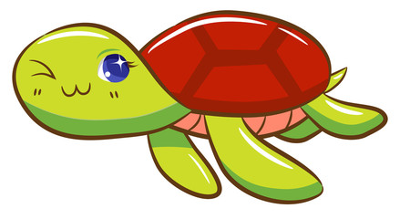 Turtle tried cartoon