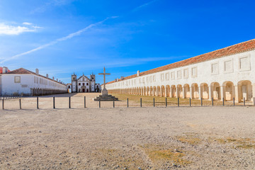 Vista Santu&aacute;rio de Nossa Senhora da Pedra de Mua no Cabo Espichel em Sesimbra