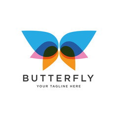 Beauty Butterfly Logo Template Vector icon design - Vector 