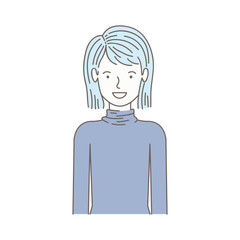 young woman avatar character