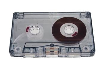 cassette tape isolated on white background