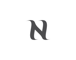N Letter Logo Template