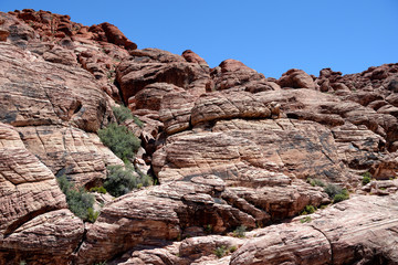 Rock Formation in Red Rock Canyon, Nevada, USA