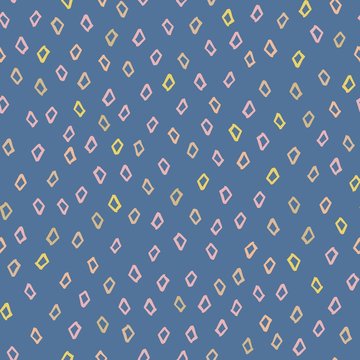 abstract pattern with  hand drawn rhombus
