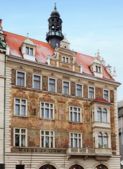 Prague, Czech Republic, Vila House. This magnificent building, built in 1896, was designed by the outstanding Czech architect, art historian and philanthropist antonín Vil.