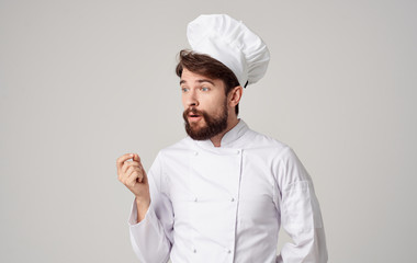 cook man with a beard emotions