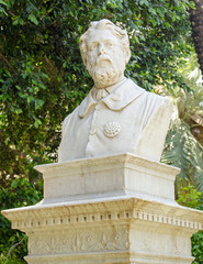 Obraz premium Francesco Riso monument, Palermo