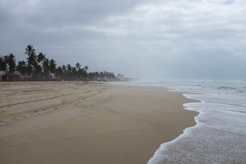 The Arabian Sea, and Dahariz beach,  Salalah, Oman