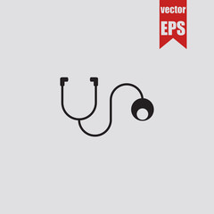 Stethoscope icon.Vector illustration.
