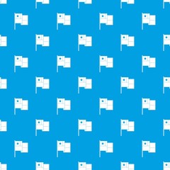 Chile flag pattern vector seamless blue repeat for any use