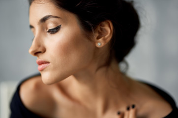 Fototapeta premium makeup beautiful woman portrait