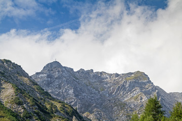 Naklejka premium Grubigstein in den Lechtaler Alpen
