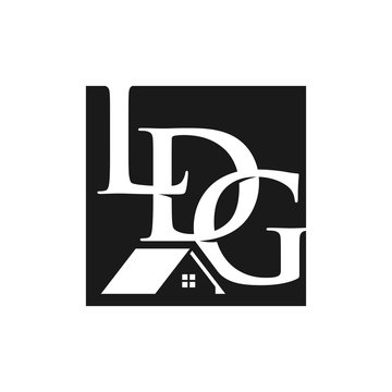 Letter LDG vector logo.
