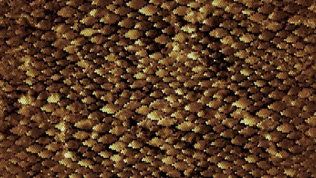 Snakeskin pattern with abstract motion and brown color.