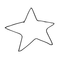 star isolated on white background