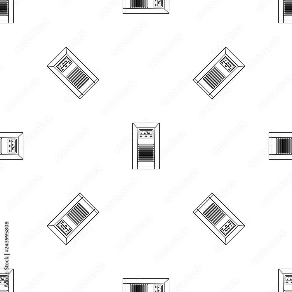 Poster electrical tool box icon. outline illustration of electrical tool box vector icon for web design iso