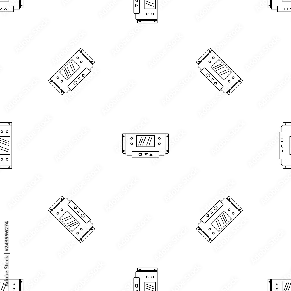 Poster digital panel icon. outline illustration of digital panel vector icon for web design isolated on whi