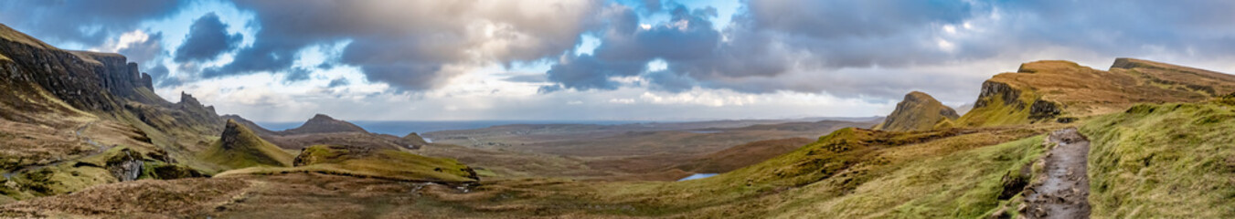 Sunset at the Quiraing on the Isle of Skye - Scotland