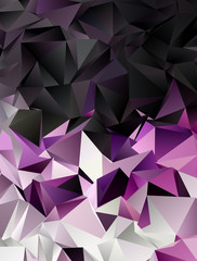 Abstract Low-Poly triangular modern background