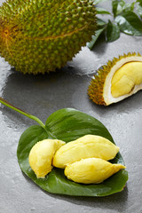 Fresh fruit durian, closeup