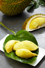 Fresh fruit durian, closeup