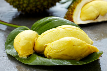 Fresh fruit durian, closeup