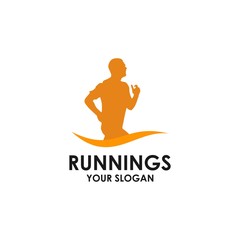 running logo template