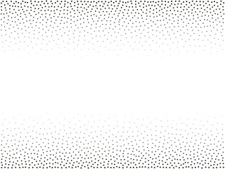Halftone vector background. Gradient vignette frame. Monochrome pattern. Abstract geometric dots background. Pop Art black white texture circles. Design for presentation, banner, flyer, business cards