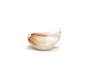 garlic isolated on a white background