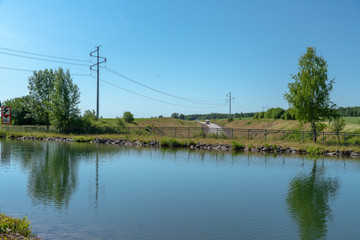 Aqueduct at the Gota canal in Sweden